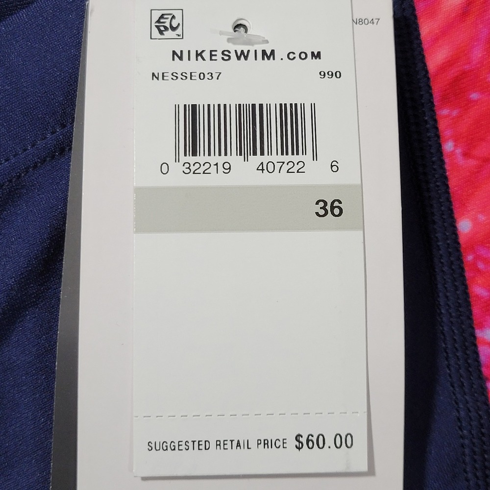 Nike Swim Jammer Swimsuit Shorts Mens 36 Blue USA Olympic Team Hydrastrong NEW - Picture 8 of 12